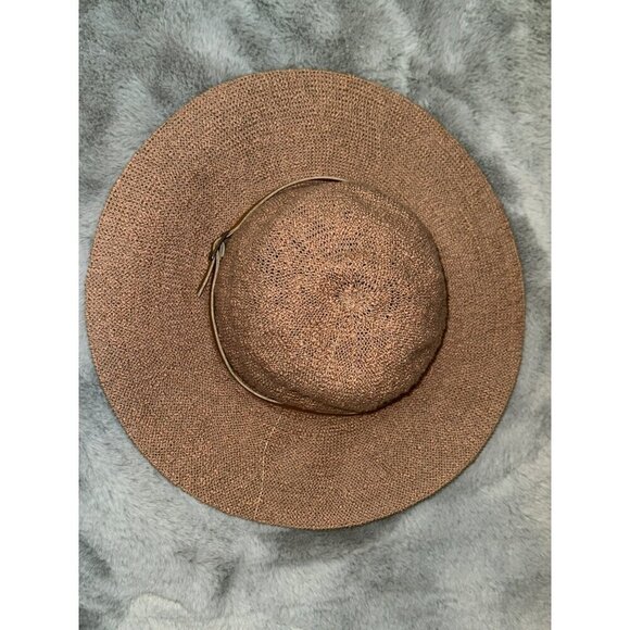 I.N.C. International Concepts Wide Brim Floppy Bucket Tan Belted Hat NWOT - Picture 11 of 12
